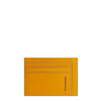 Чехол для кредитных карт PIQUADRO BLUE SQUARE PP2762B2R/G шафрановый Чехол для кредитных карт PIQUADRO BLUE SQUARE PP2762B2R/G шафрановый