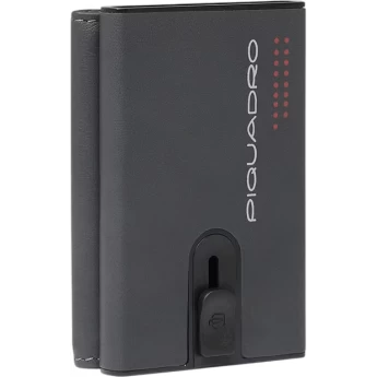 Чехол для кредитных карт PIQUADRO URBAN PP5585UB00R/NGR черный/серый натуральная кожа