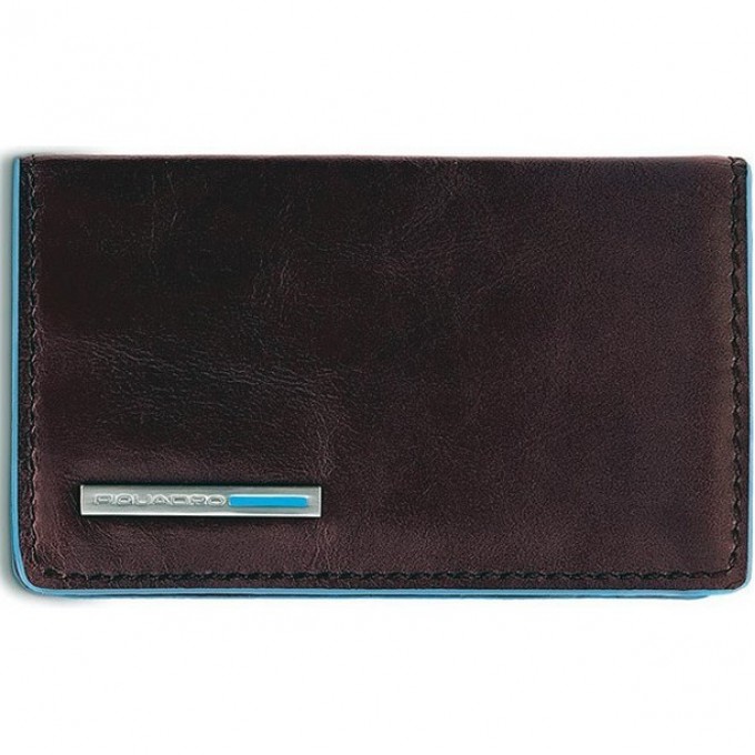 Чехол для визитных карт PIQUADRO BLUE SQUARE (коричневый) PP1263B2/MO