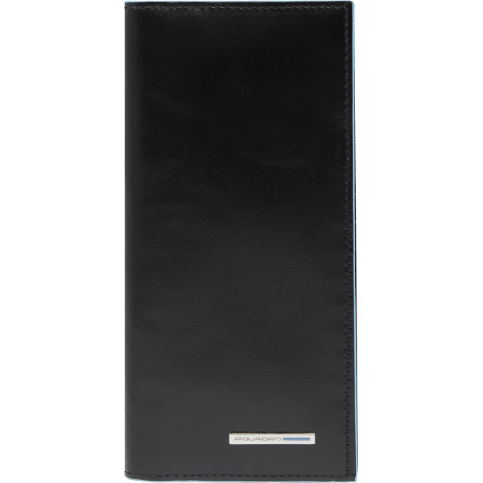 Кошелек мужской PIQUADRO BLUE SQUARE черный натуральная кожа PU6562B2R/N