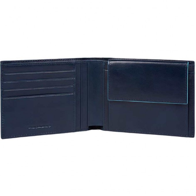 Кошелек мужской PIQUADRO BLUE SQUARE REVAMP темно-синий PU257B2VR/BLU