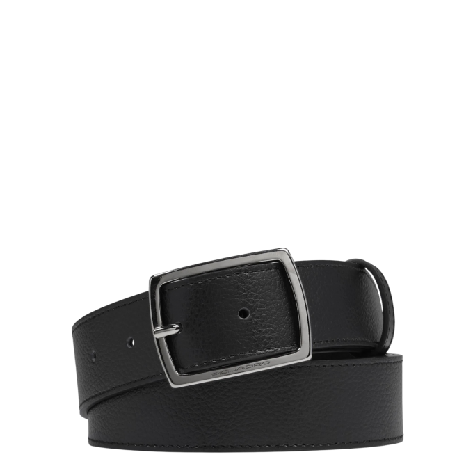 Ремень мужской PIQUADRO MODUS 125х3.5см черный натур.кожа CU6744MOS/N