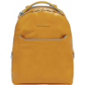 Рюкзак женский PIQUADRO BLUE SQUARE горчичный кожа CA6677B2/G