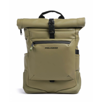 Рюкзак мужской PIQUADRO CORNER 2.0. C20W CA6291C2OW/VE3 роллтоп фисташковый полиуретан Рюкзак мужской PIQUADRO CORNER 2.0. C20W CA6291C2OW/VE3 роллтоп фисташковый полиуретан