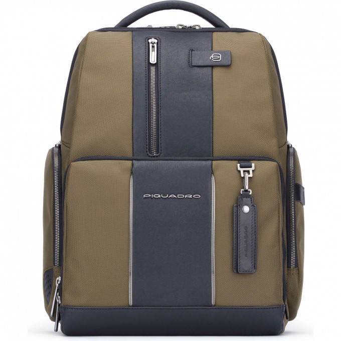 Рюкзак PIQUADRO BRIEF2 зеленый/черный CA4532BR2/VMN