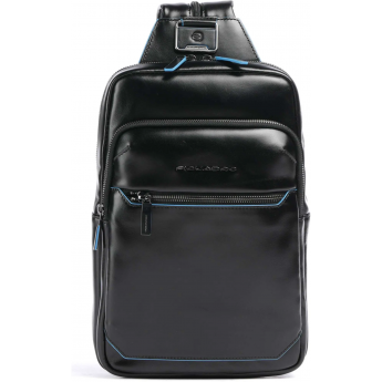 Рюкзак слинг мужской PIQUADRO BLUE SQUARE CA6589B2/N черный Рюкзак слинг мужской PIQUADRO BLUE SQUARE CA6589B2/N черный