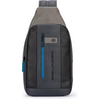 Рюкзак слинг мужской PIQUADRO URBAN CA6540UB00/NGR черный/серый Рюкзак слинг мужской PIQUADRO URBAN CA6540UB00/NGR черный/серый
