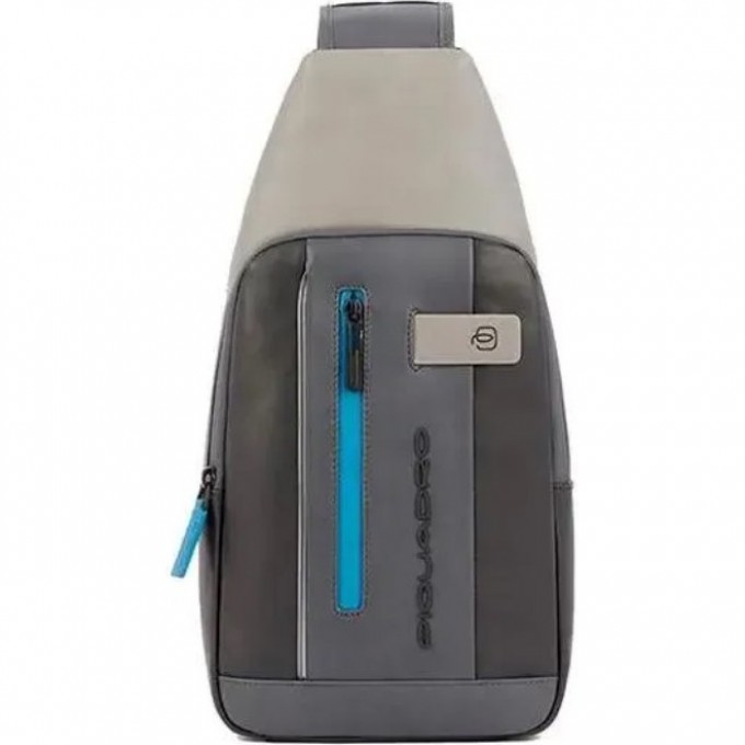 Рюкзак слинг мужской PIQUADRO URBAN черный/серый кожа CA4536UB00L/NGR