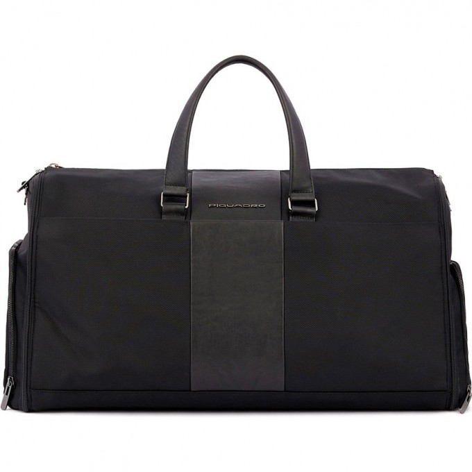 Сумка дорожная PIQUADRO BRIEF2 PA6147BR2/N черный ткань/натур.кожа PA6147BR2-N