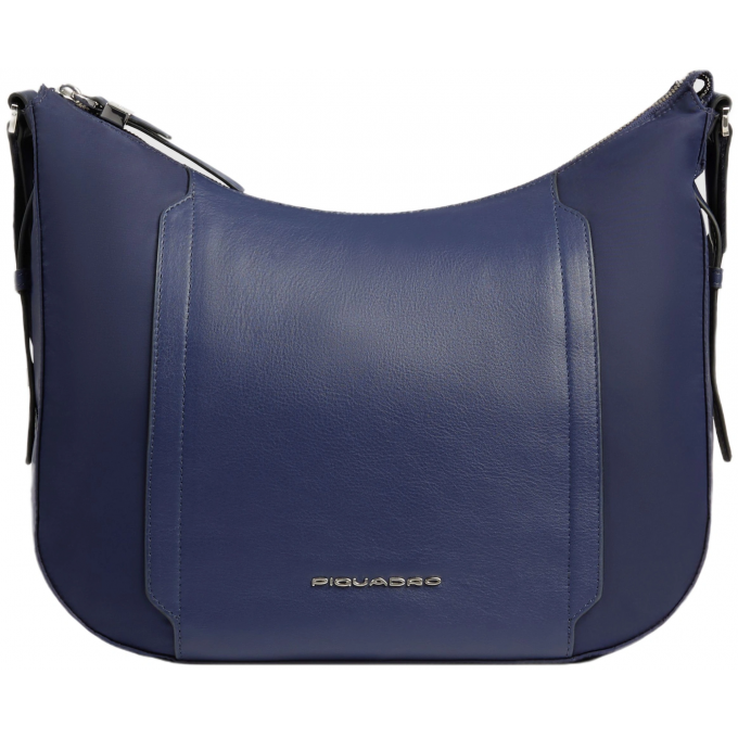 Сумка женская PIQUADRO LYRA темно-синяя натуральная кожа/нейлон BD6657W92T/BLU