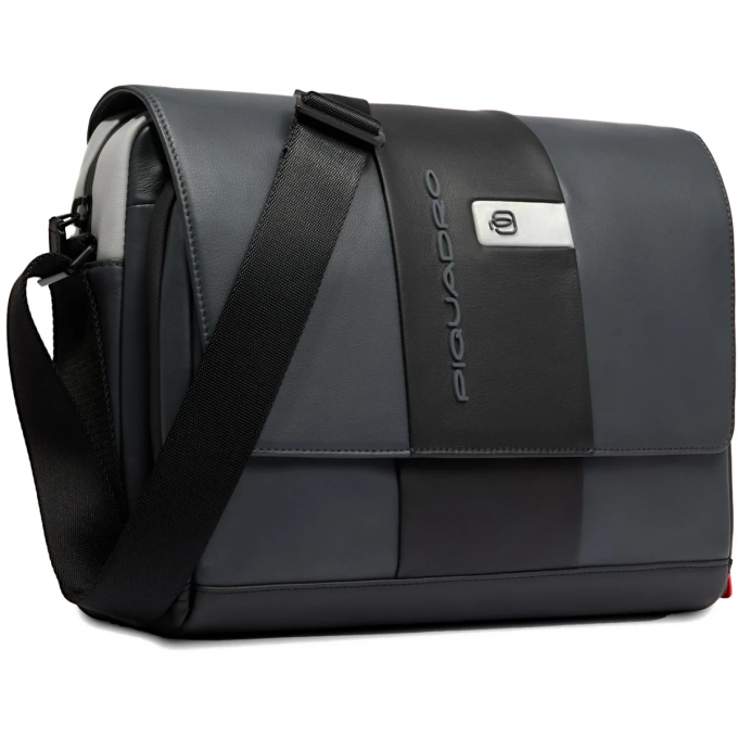 Сумка-мессенджер PIQUADRO URBAN серая/черная CA6802UB00/GRN